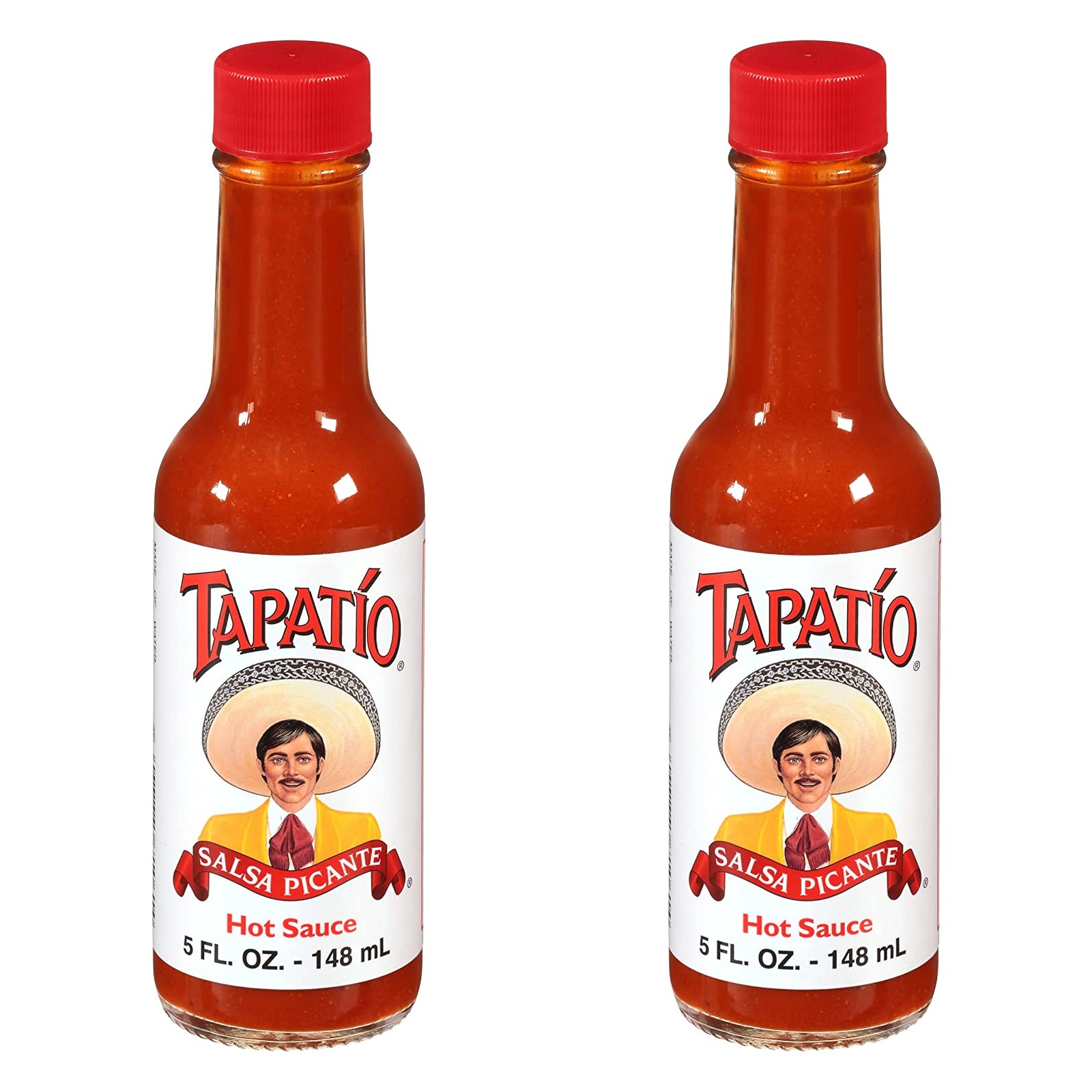 Tapatio Salsa Picante Hot Sauce 5oz American Spicy Mexican Style Pack of 2