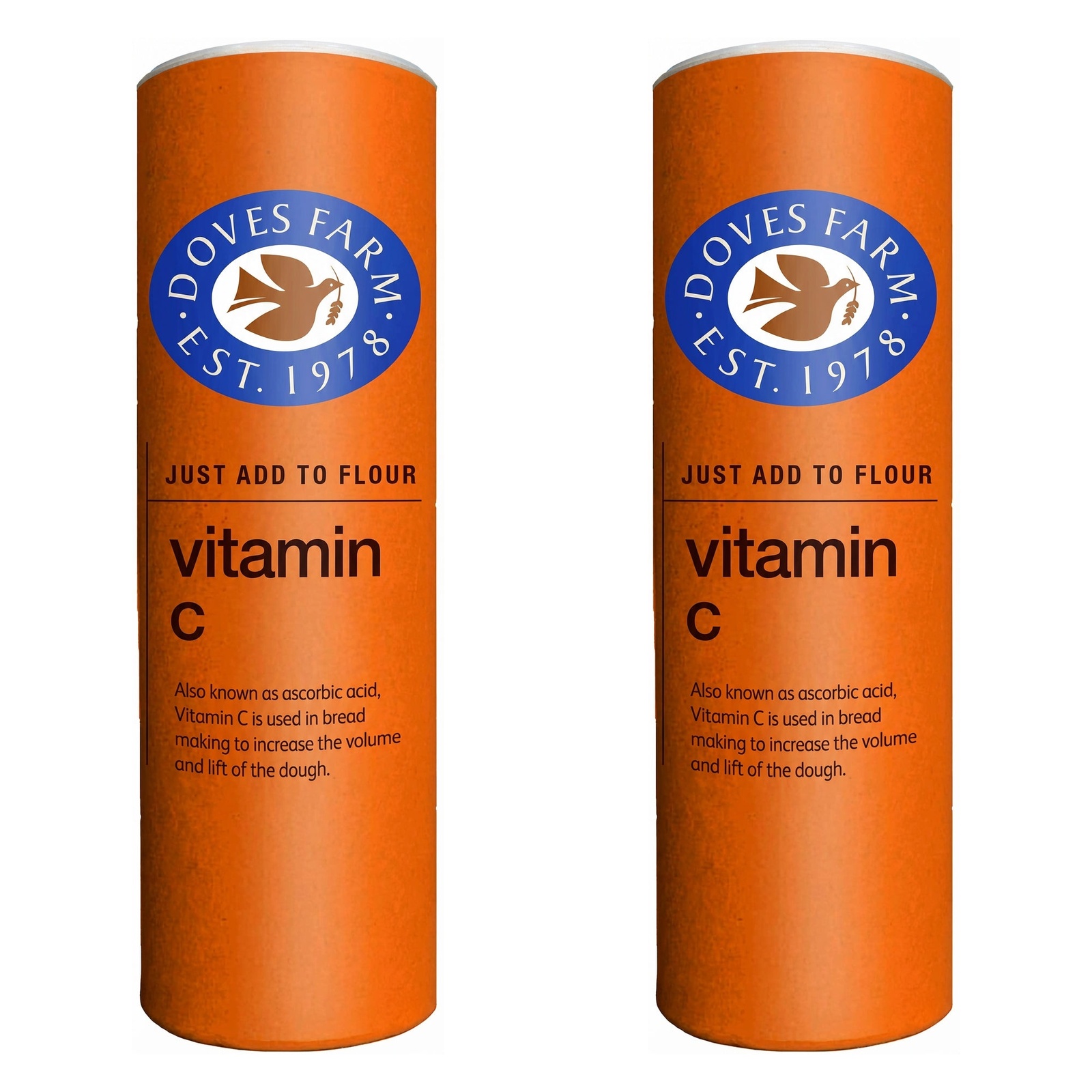 Doves Farm Vitamin C 120g UK Organic Flour Supplement Boost Pack of 2