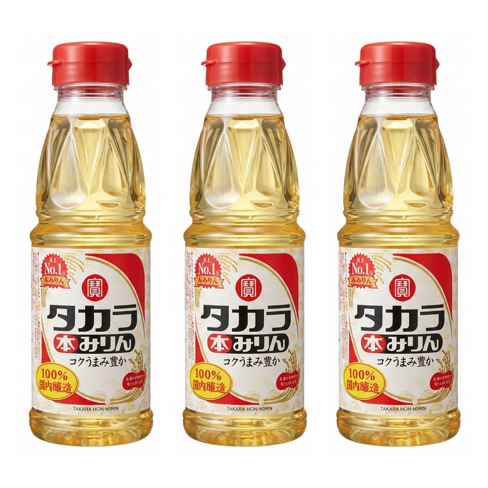 Takara Hon Mirin Sweet Seasoning 13.6% 300ml Authentic Pack of 3 Value Bundle